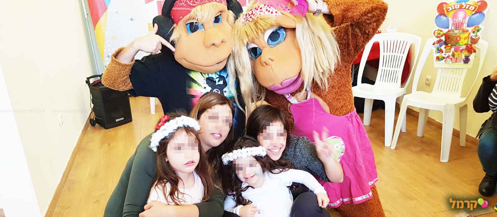 הקופים שולה ושימי - 073-7586526