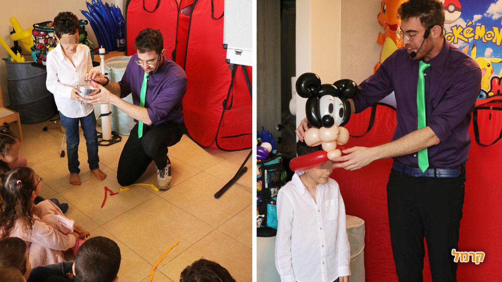 הבלונים הקסומים של תמיר - 073-7823093