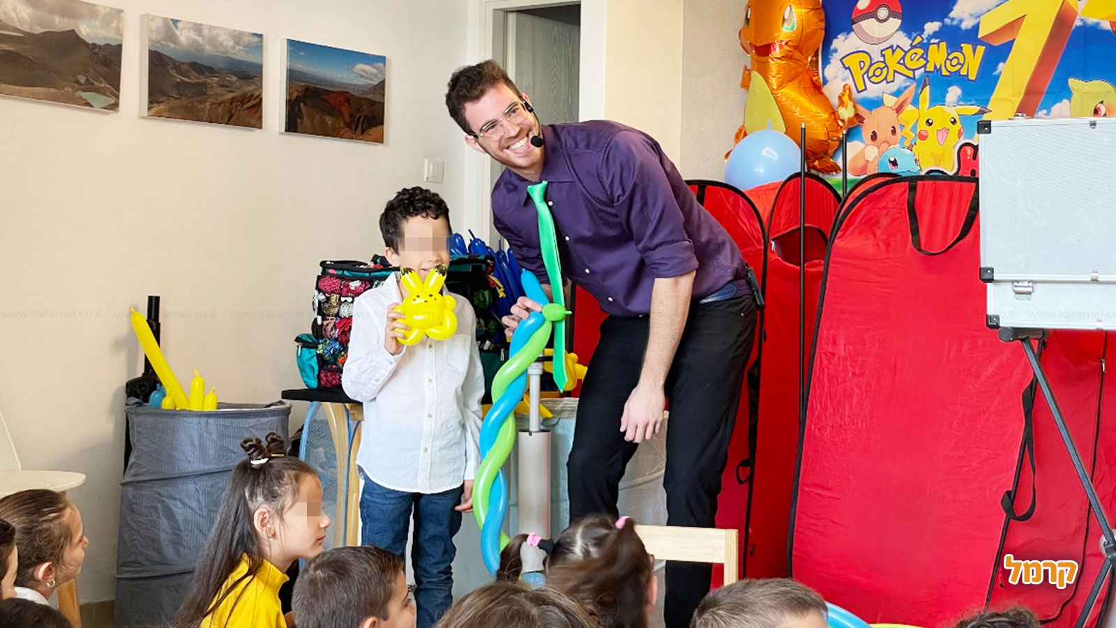 הבלונים הקסומים של תמיר - 073-7823093